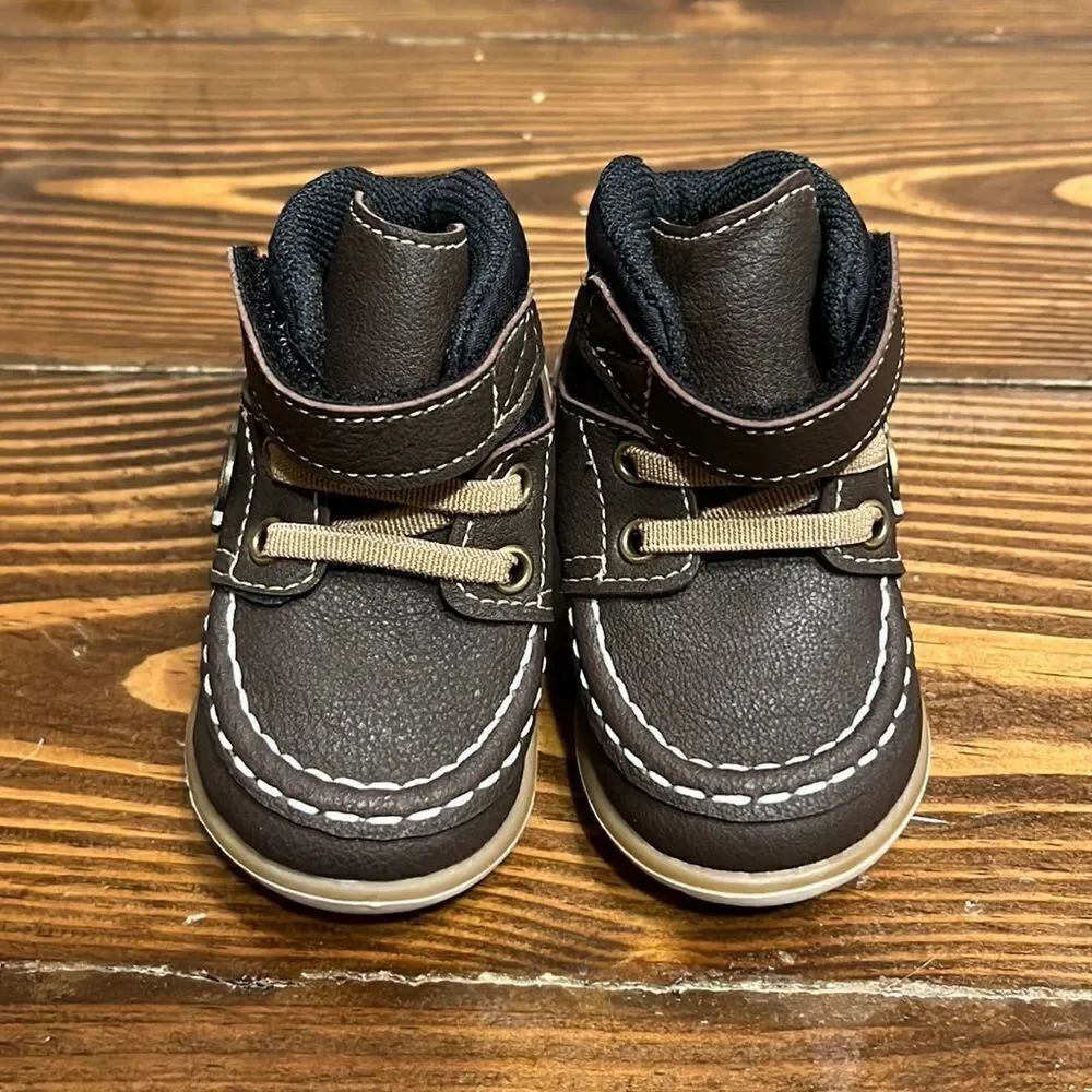 NWOT KLIN Brown Anatomical Baby Shoes USA size 2 1/2